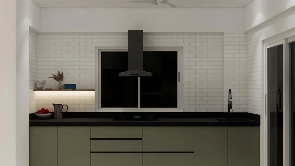 Minimal kitchen design in Kharadi Pune
