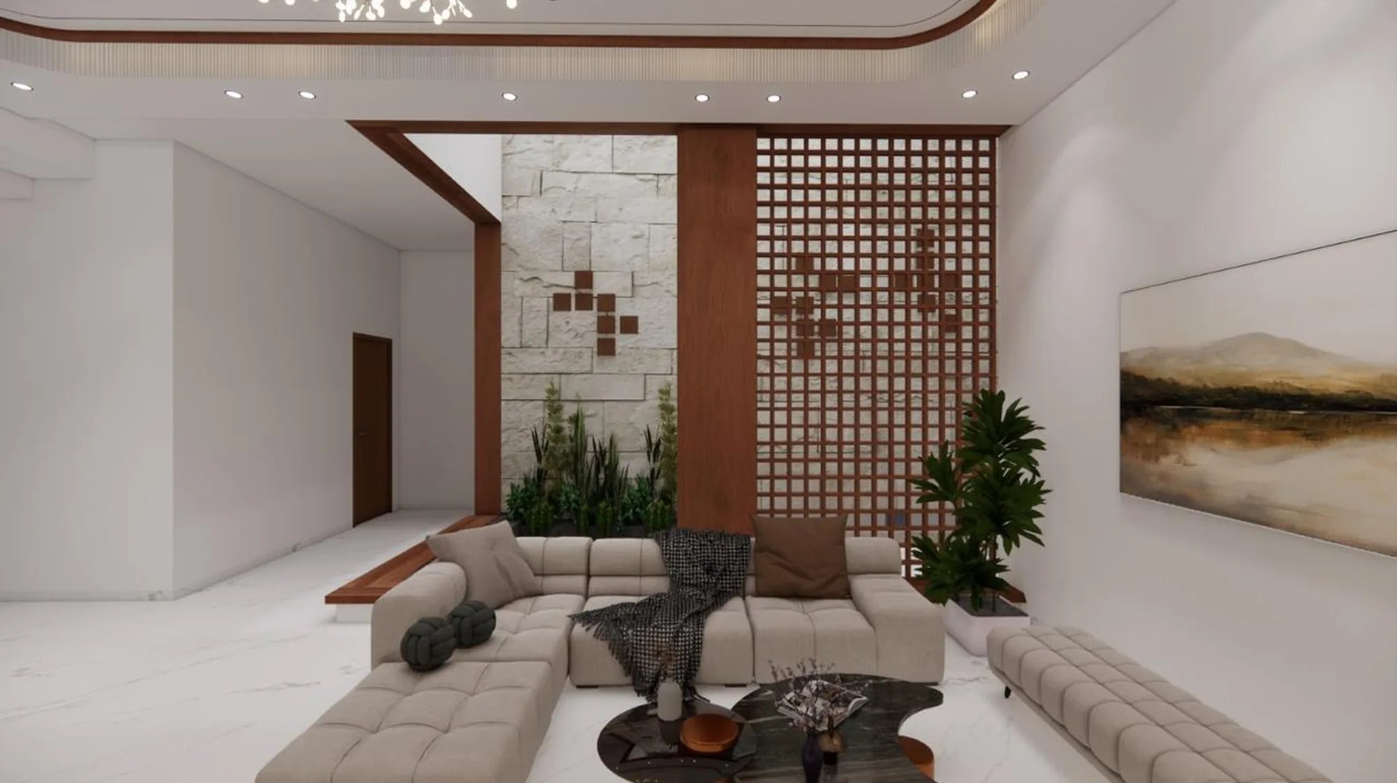 Luxury villa interior project in Pune by PlanorHaus